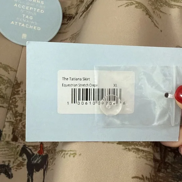 Hill House Equestrian Toile Tatiana Skirt - Picture 6 of 8